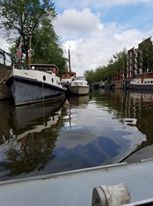 A look down one residential canal
